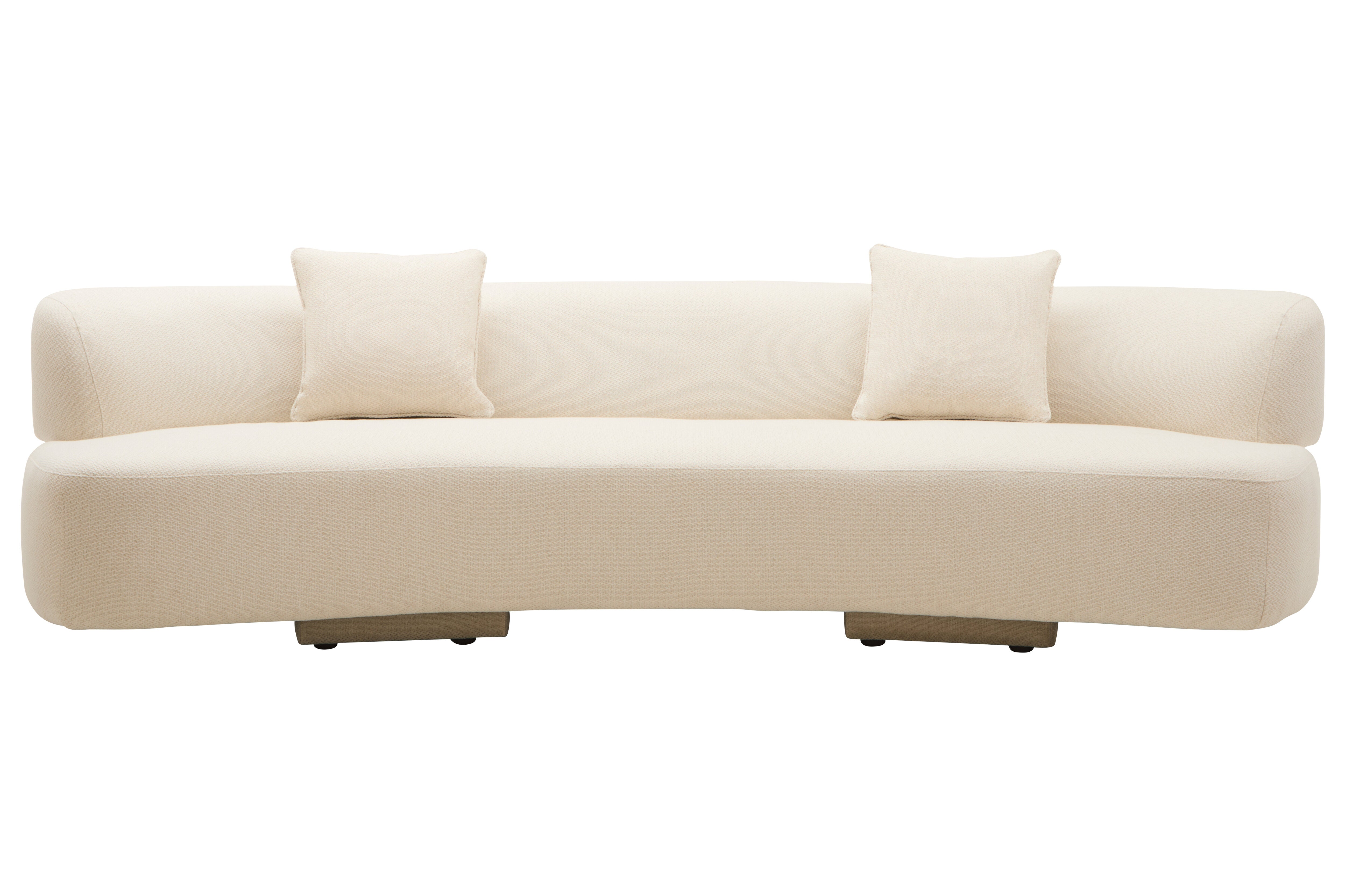 Ozzira Cream Linen 3 Seater Sofa  Nicholas John Interiors