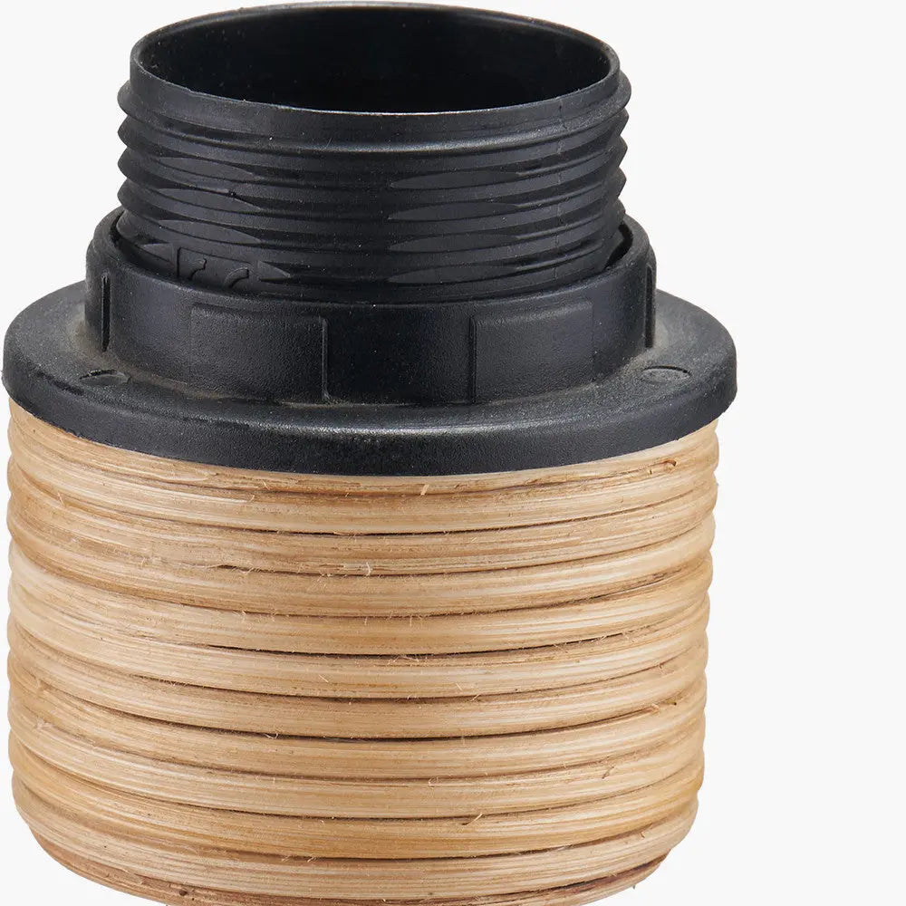 Palau Rattan Wave Floor Lamp Base  Nicholas John Interiors