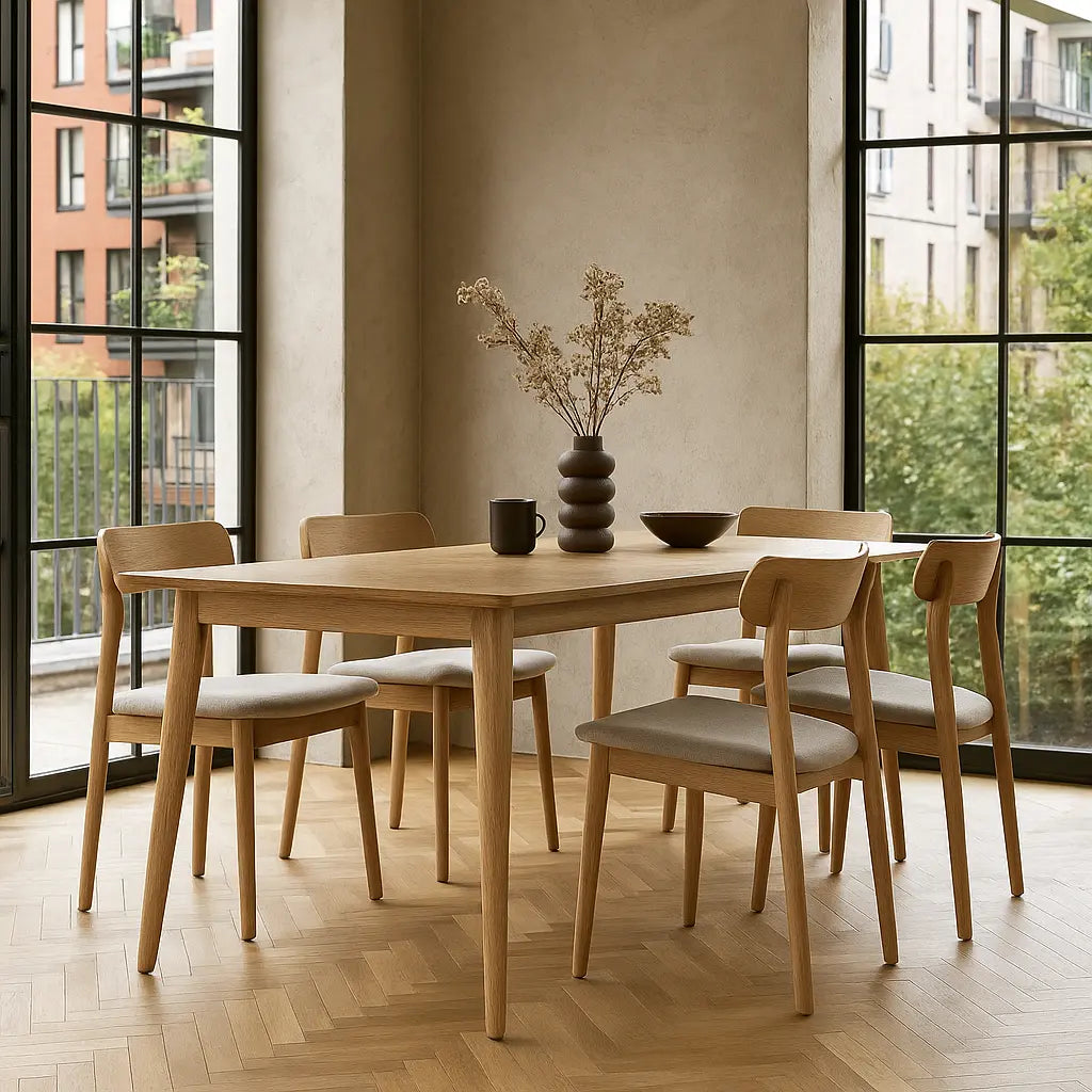 Panelled Dining Table  Nicholas John Interiors