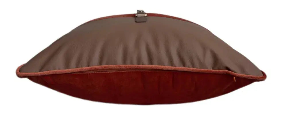 Paul Moneypenny Buckleup Orange Cushion   Nicholas John Interiors