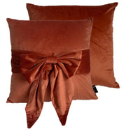 Paul moneypenny Tiedup Orange Cushion   Nicholas John Interiors