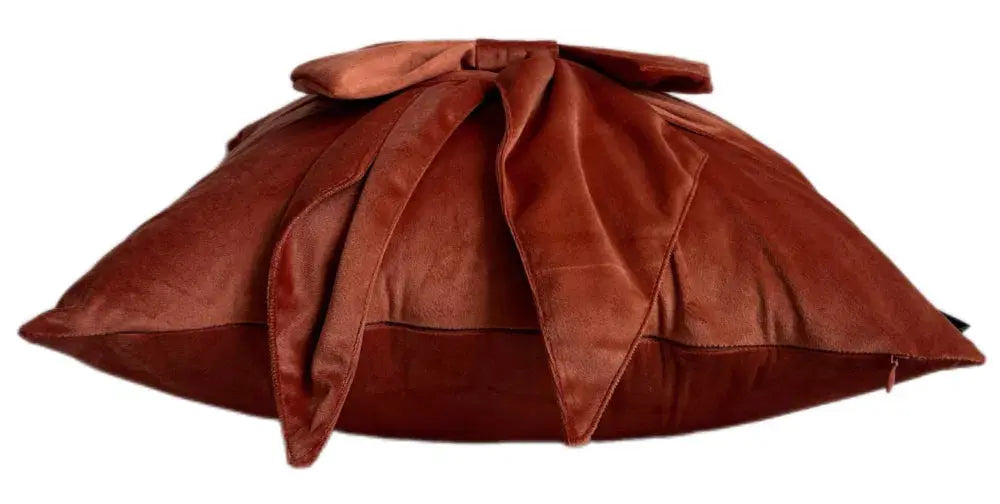 Paul moneypenny Tiedup Orange Cushion   Nicholas John Interiors