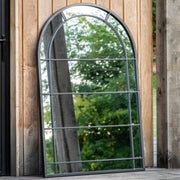 Pindale Outdoor Mirror Black   Nicholas John Interiors