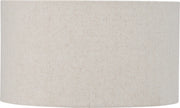 Quinn 30cm Slubby Hopsack Cylinder Shade   Nicholas John Interiors
