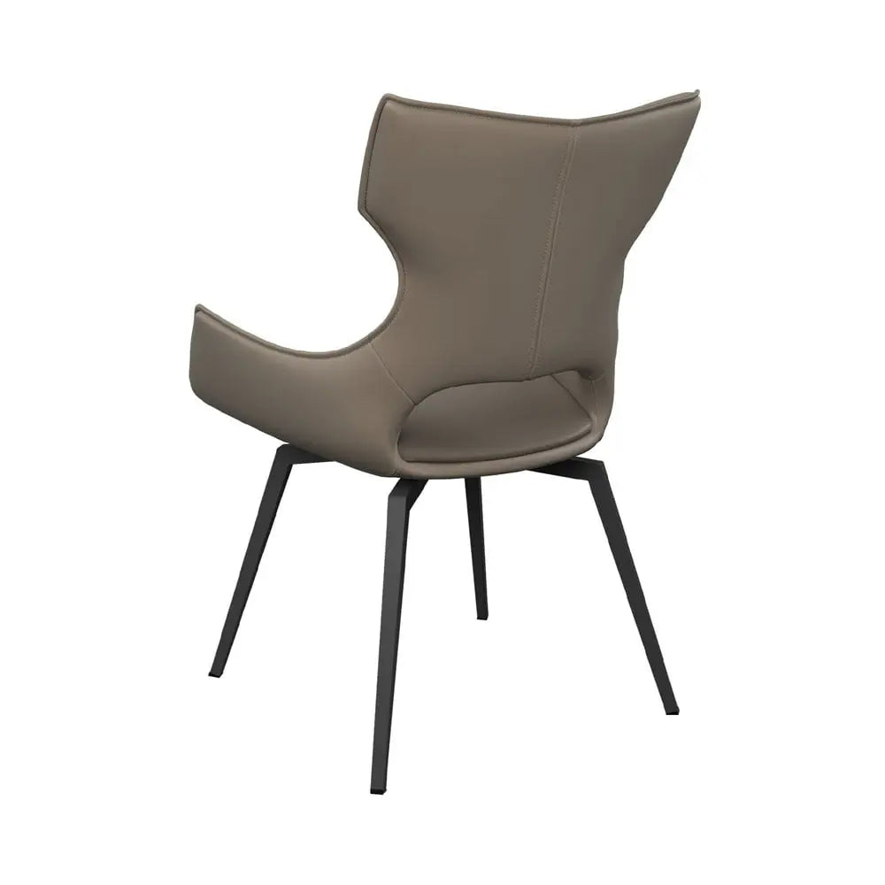 Raffaello Swivel Dining Chair Taupe