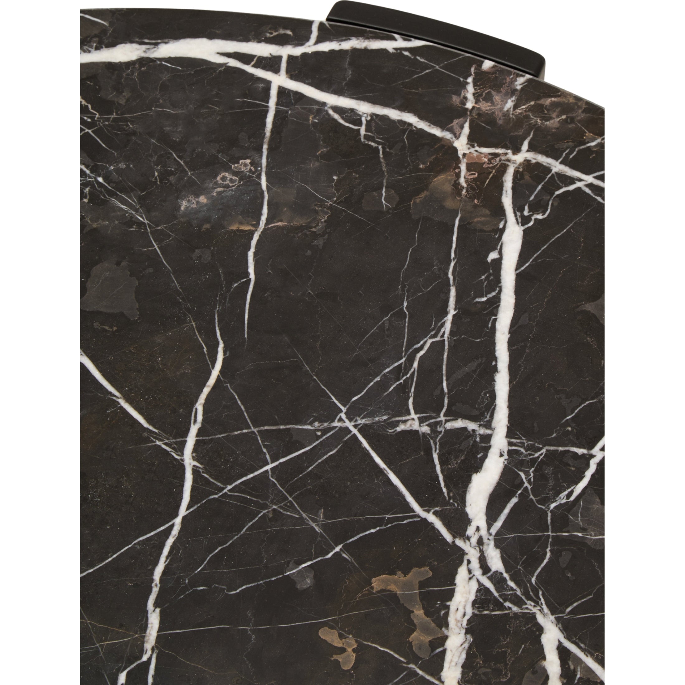 Ravello Round Black Marble Top Large Coffee Table  Nicholas John Interiors
