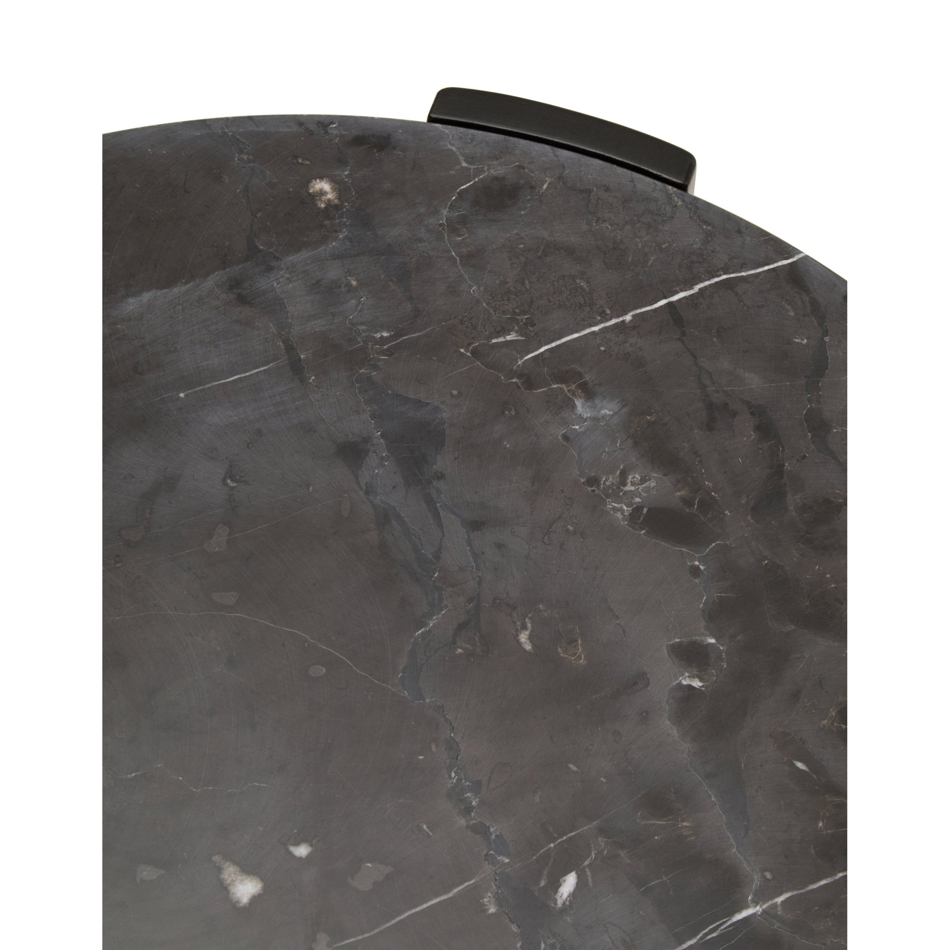 Ravello Round Black Marble Top Small Coffee Table  Nicholas John Interiors