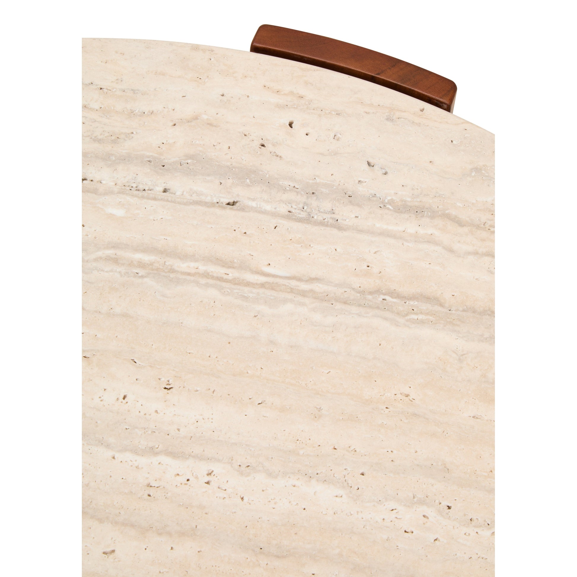 Ravello Round Travertine Top Large Coffee Table  Nicholas John Interiors
