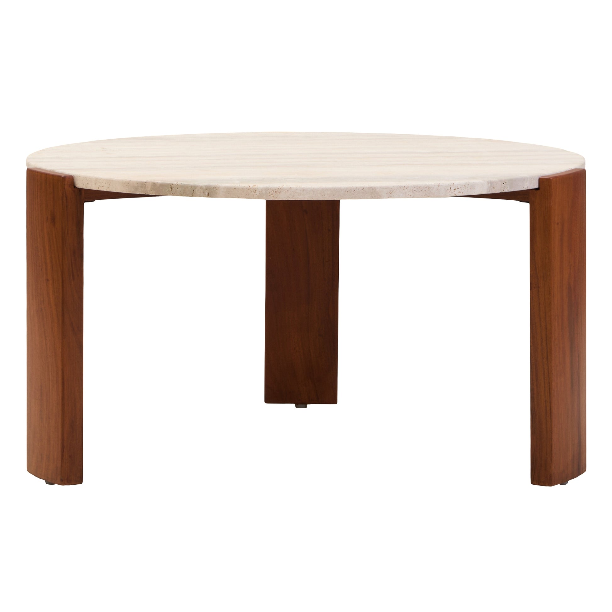 Ravello Round Travertine Top Large Coffee Table  Nicholas John Interiors