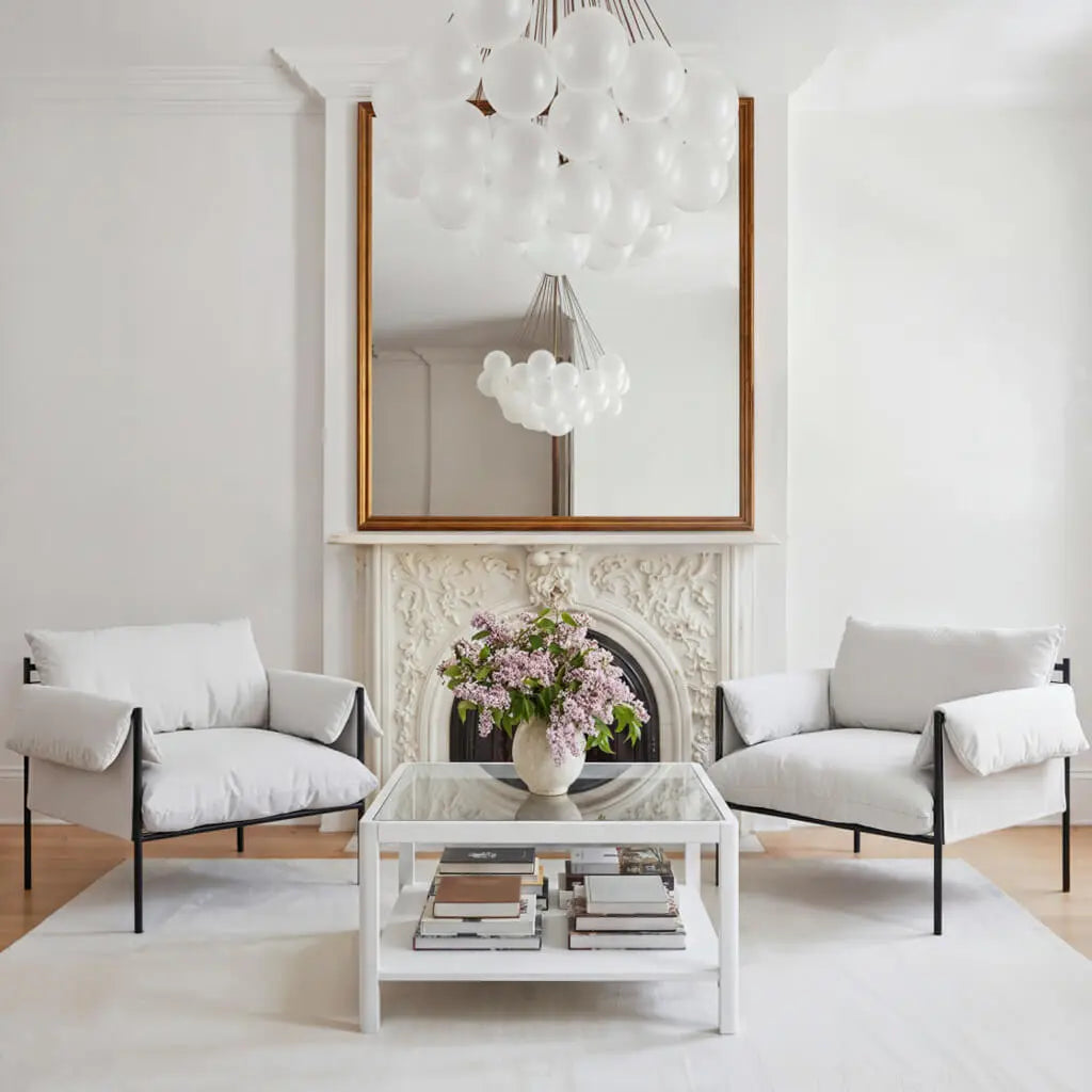 Ashford & Grey Ray White Coffee Table