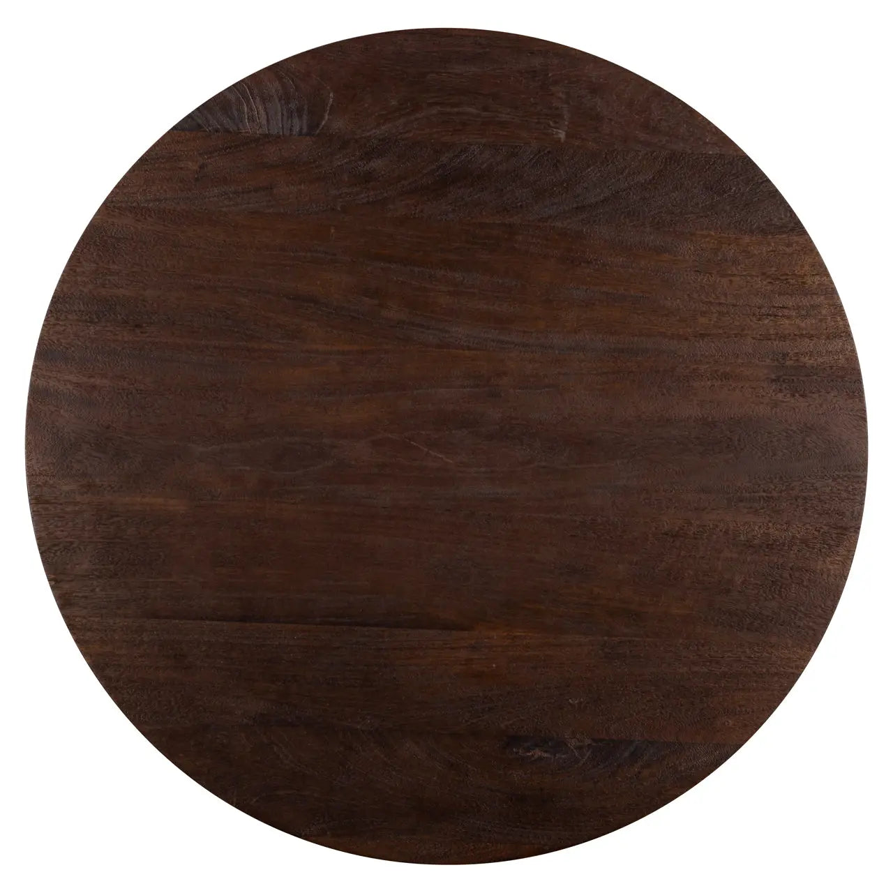 Richmond Interiors Willow 80cm Bistro Table in Dark Brown