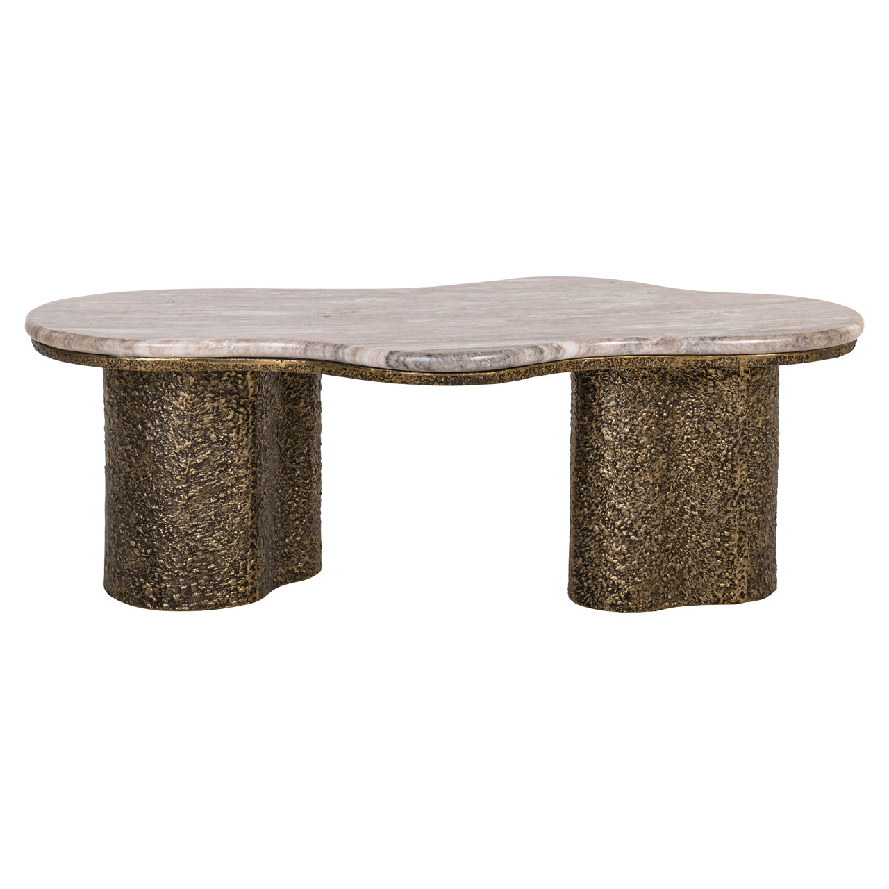 Richmond Interiors Abandos Brass Antique Coffee Table   Nicholas John Interiors