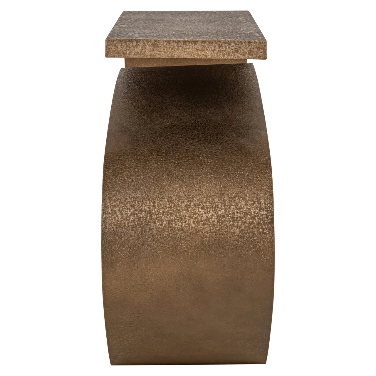 Richmond Interiors Alhambra Console Table in Brushed Gold  Nicholas John Interiors