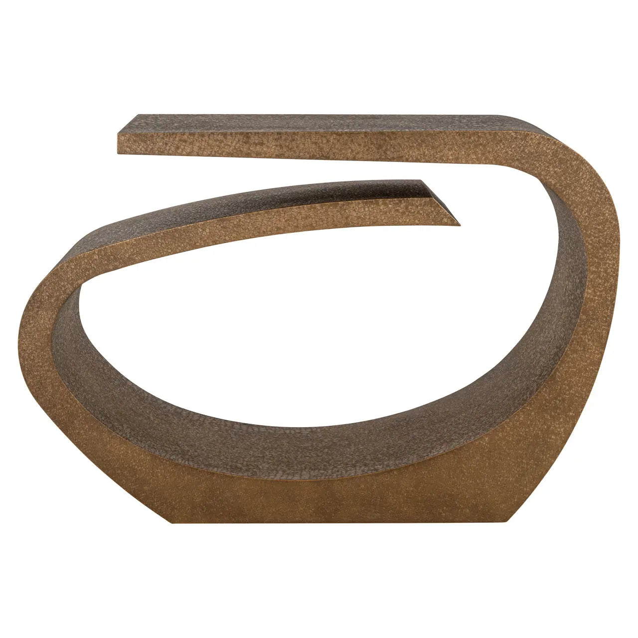 Richmond Interiors Alhambra Console Table in Brushed Gold  Nicholas John Interiors