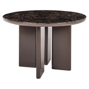 Richmond Interiors Almundi Chocolat Brown 120cm Dining Table   Nicholas John Interiors