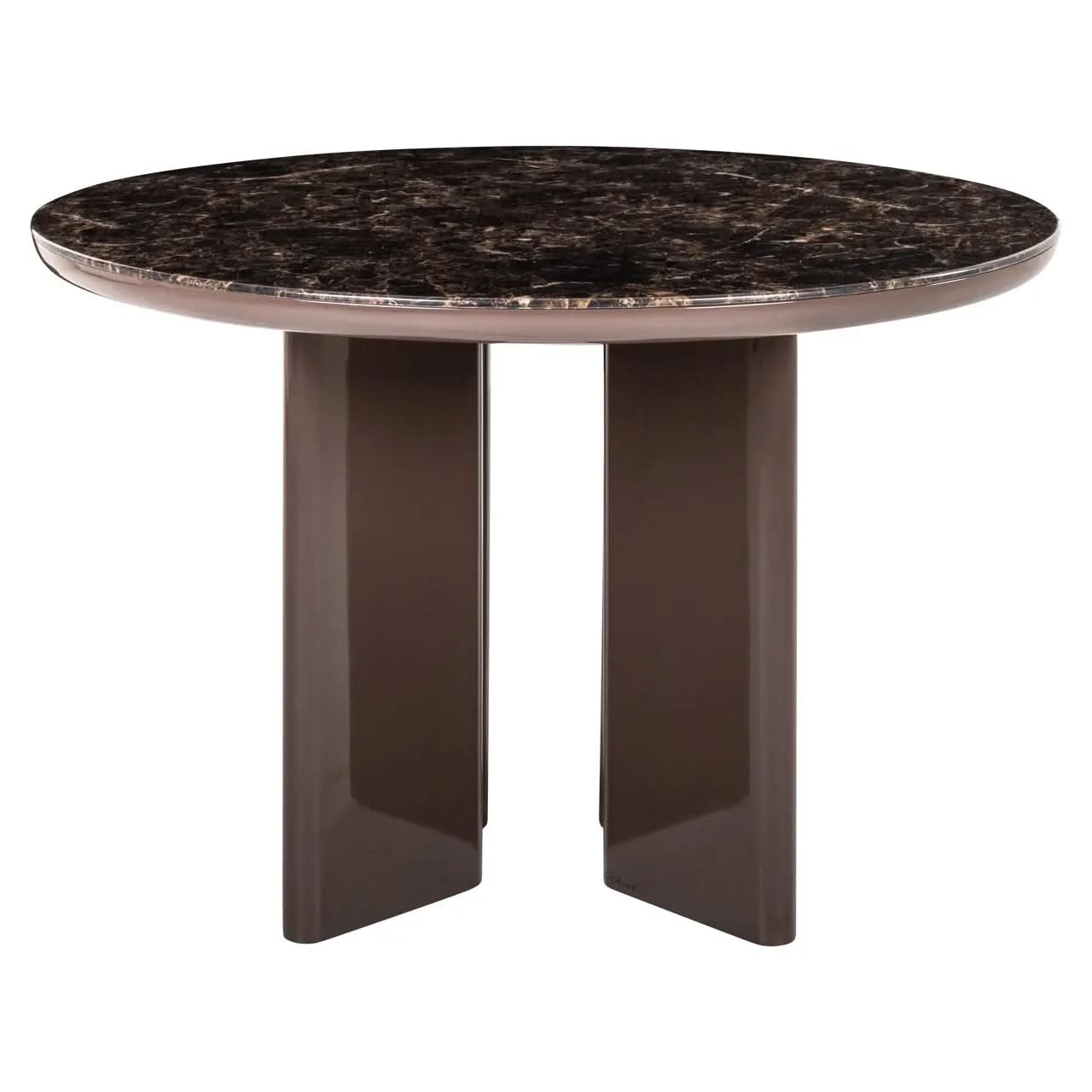 Richmond Interiors Almundi Chocolat Brown 120cm Dining Table   Nicholas John Interiors