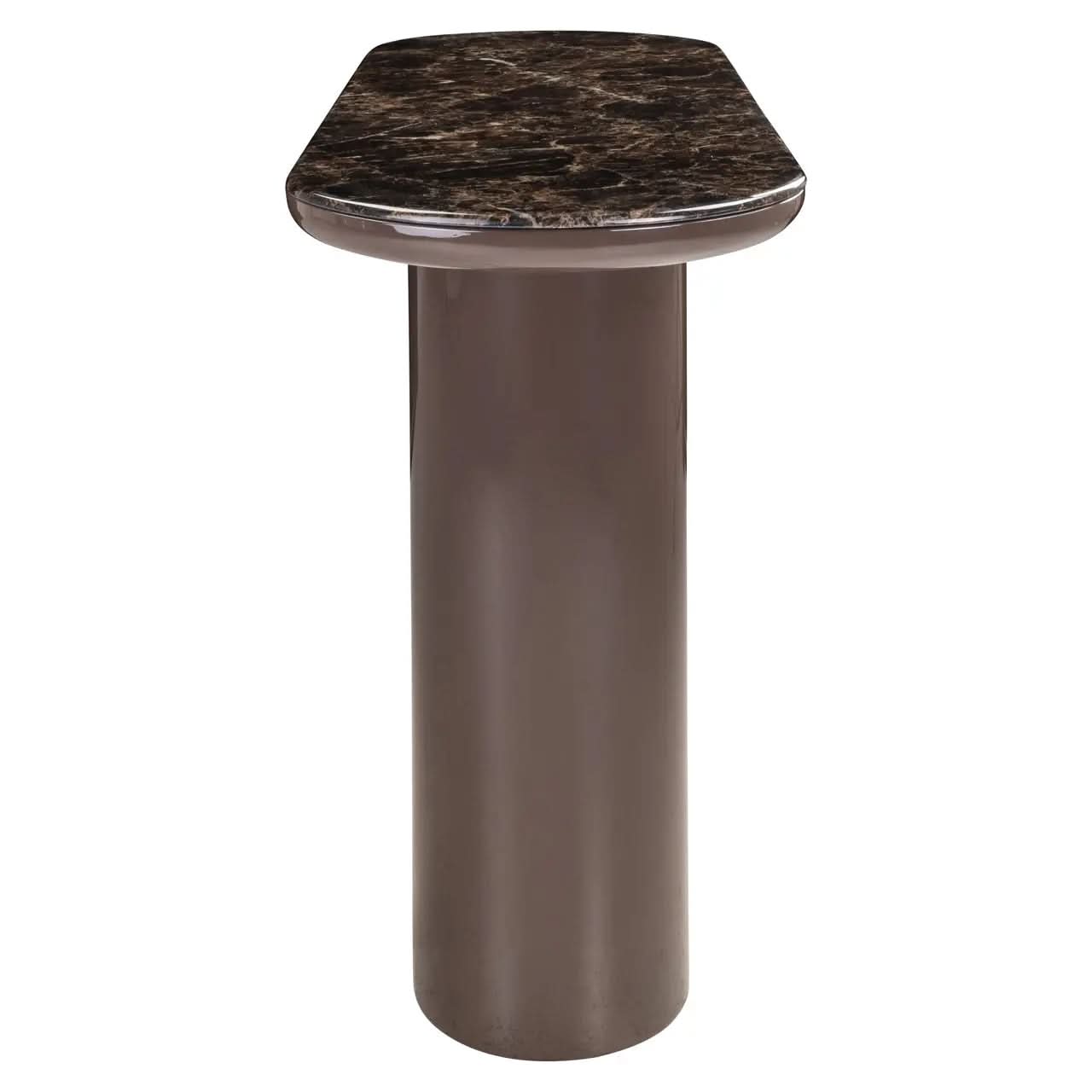 Richmond Interiors Almundi Console Table in Chocolate Brown   Nicholas John Interiors