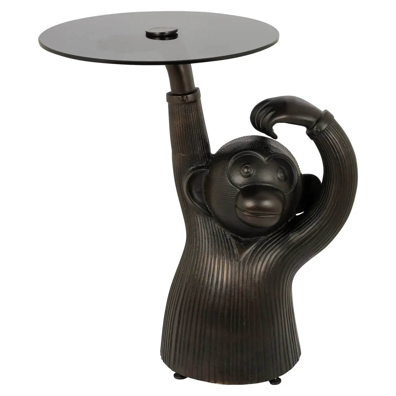 Richmond Interiors Ape Bronze End Table  Nicholas John Interiors