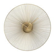 Richmond Interiors Audrey Clock in Gold  Nicholas John Interiors