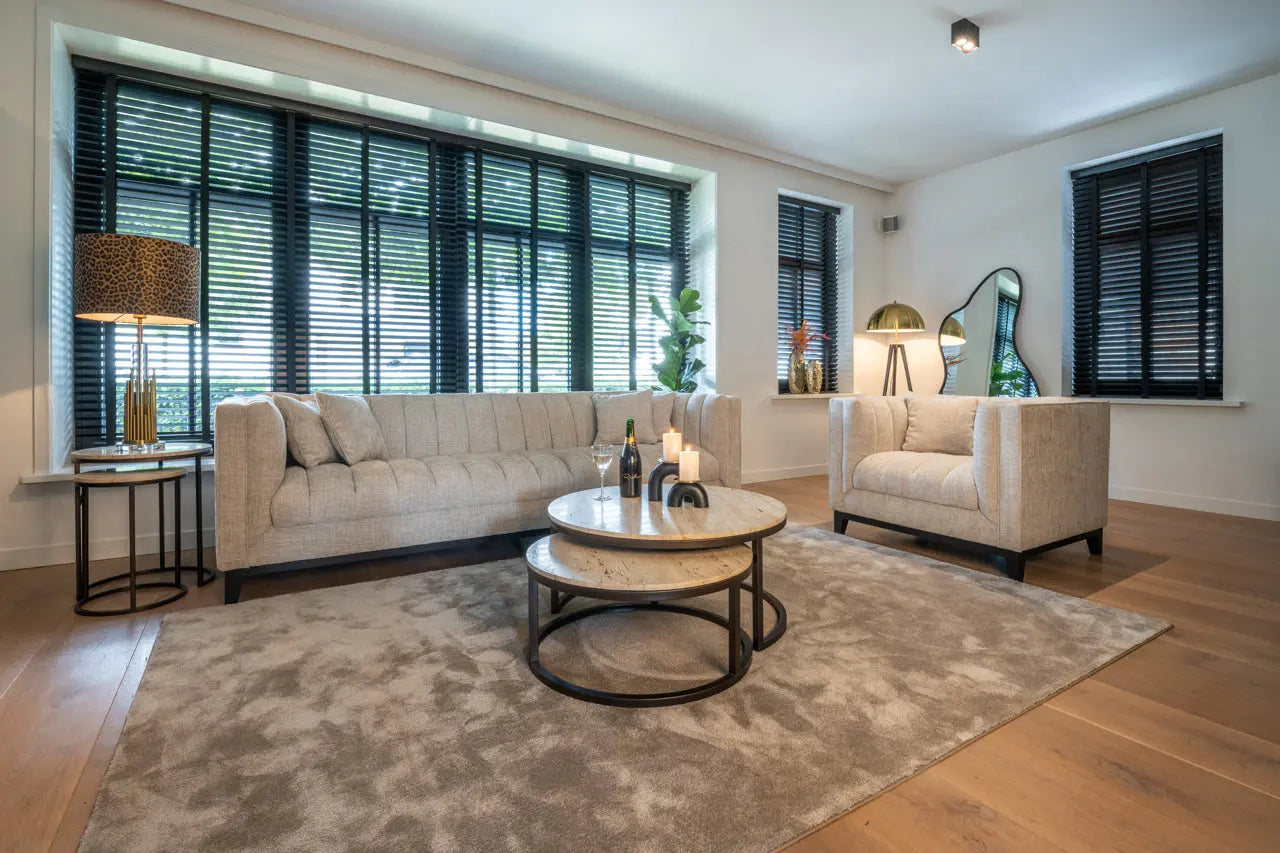 Richmond Interiors Avalon Bronze End Table (Set of 2)   Nicholas John Interiors