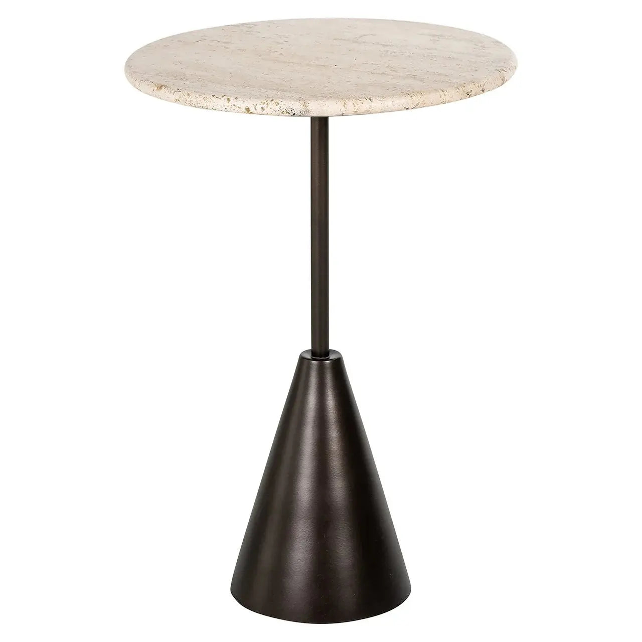 Richmond Interiors Avalon End Table in Bronze   Nicholas John Interiors