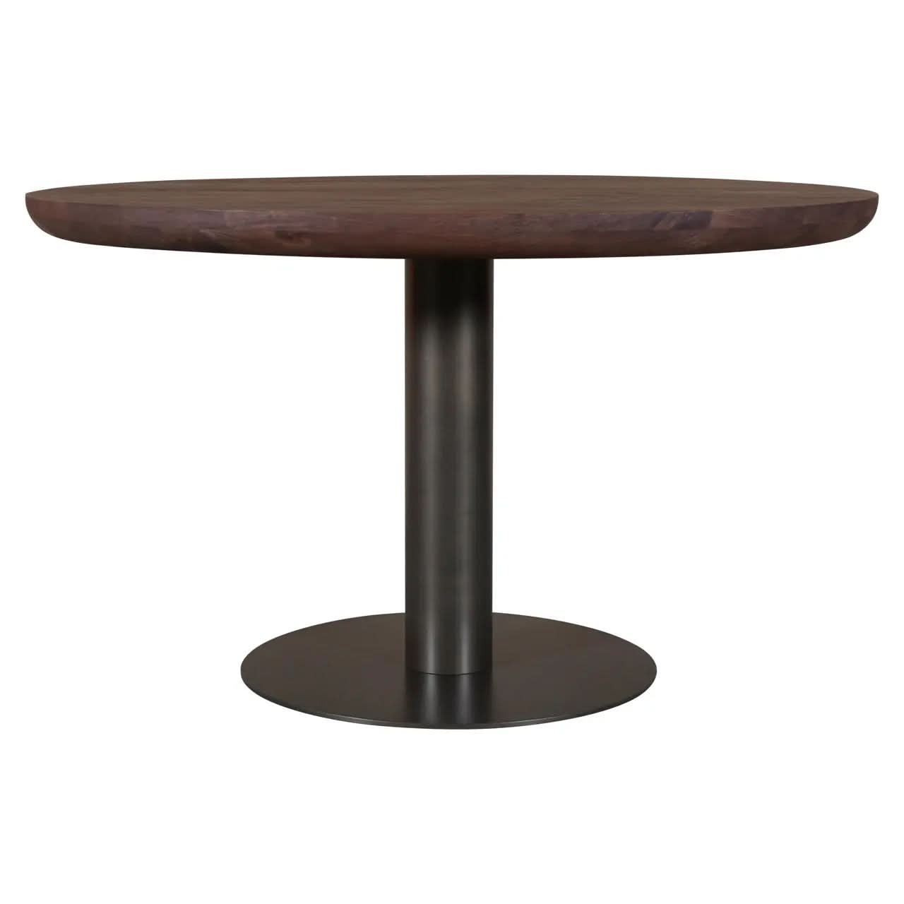 Richmond Interiors Baldwin Spicebrown 130cm Dining Table   Nicholas John Interiors