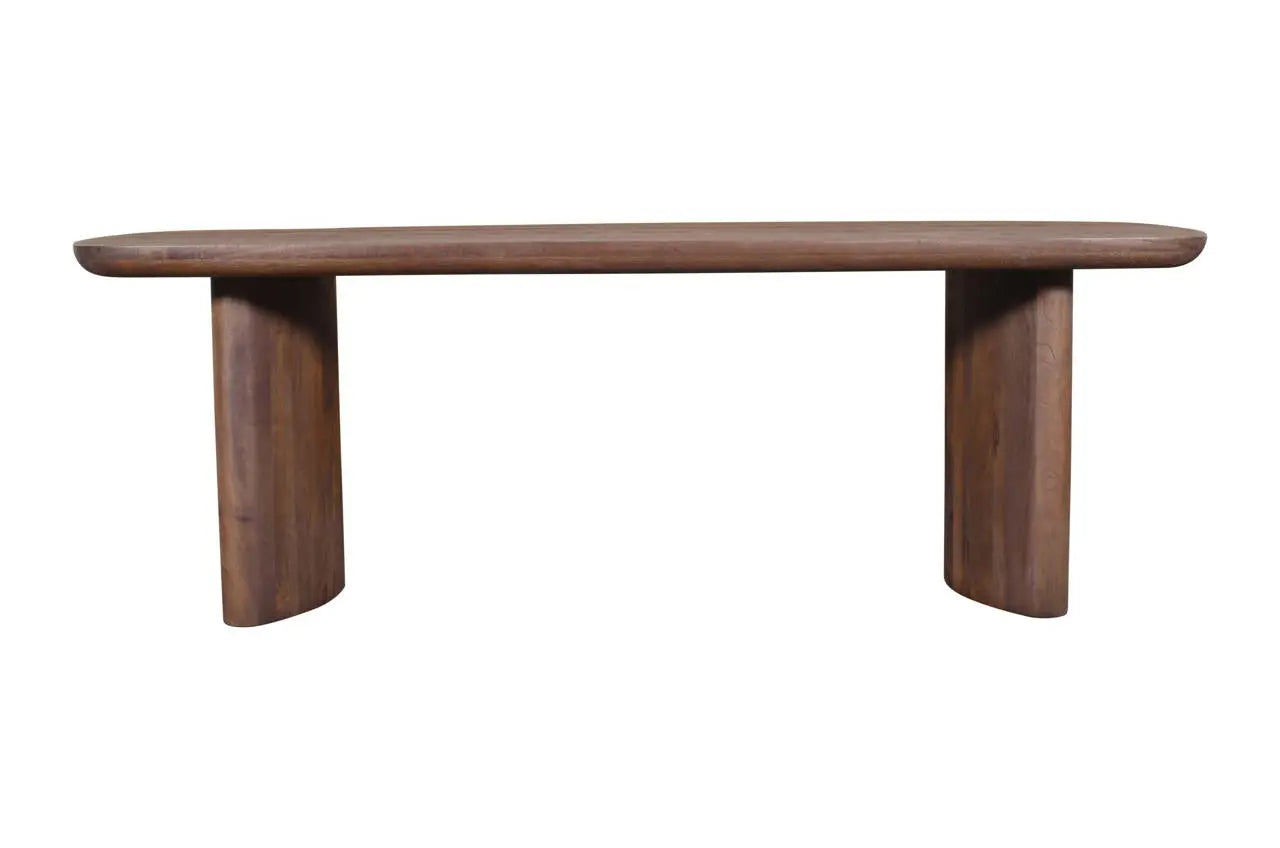 Richmond Interiors Baldwin Spicebrown 230cm Dining Table   Nicholas John Interiors