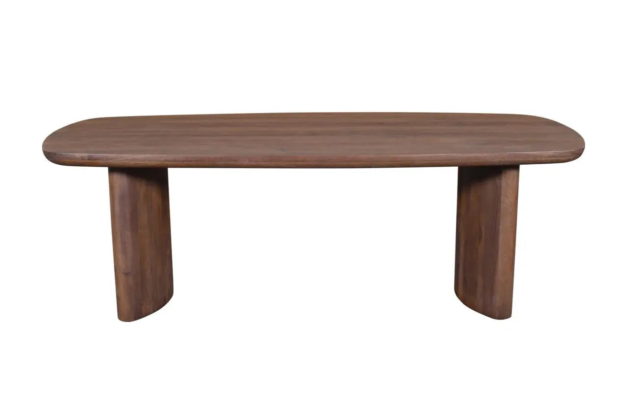 Richmond Interiors Baldwin Spicebrown 230cm Dining Table   Nicholas John Interiors
