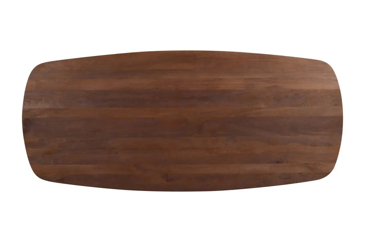 Richmond Interiors Baldwin Spicebrown 230cm Dining Table   Nicholas John Interiors