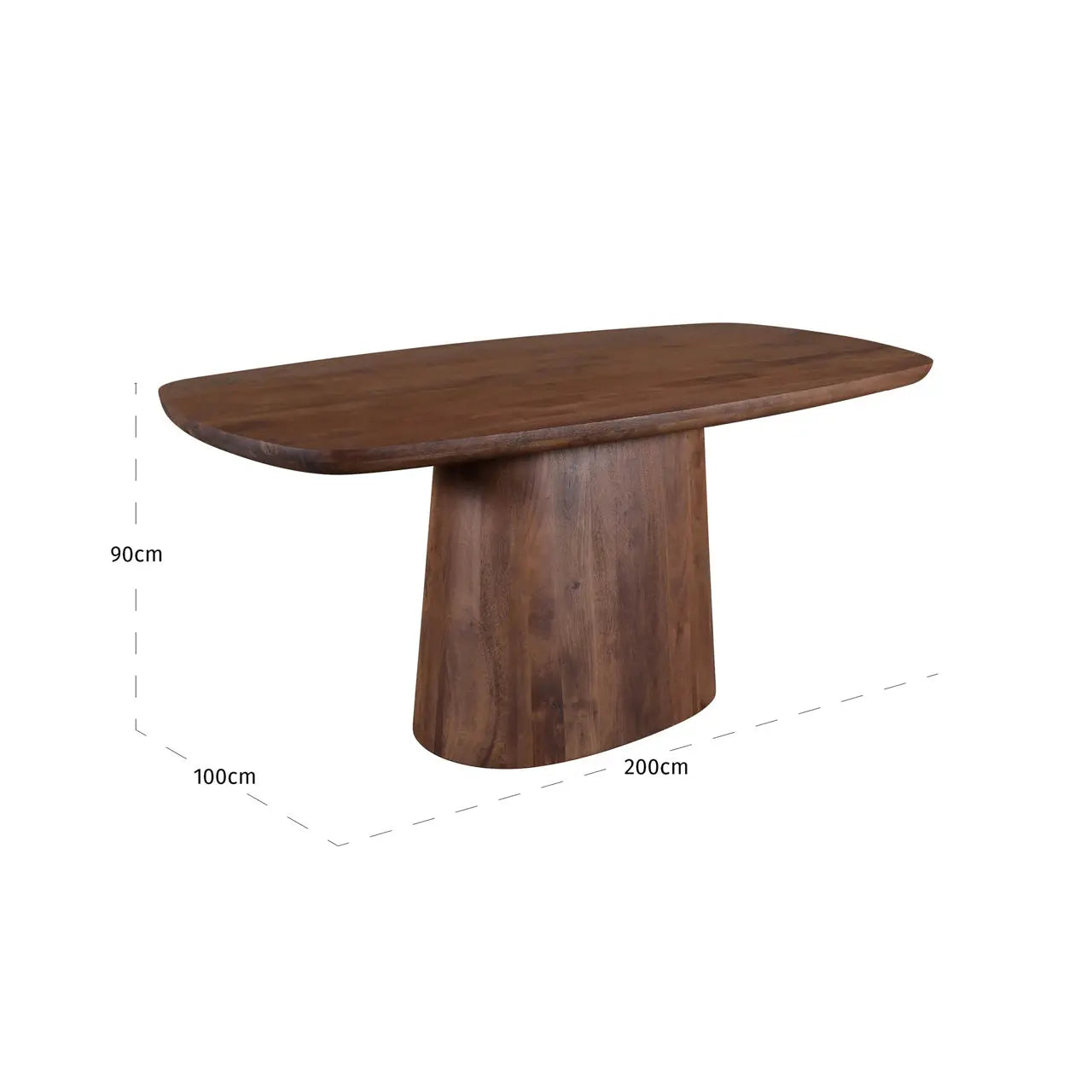 Richmond Interiors Baldwin Spicebrown Counter Table   Nicholas John Interiors
