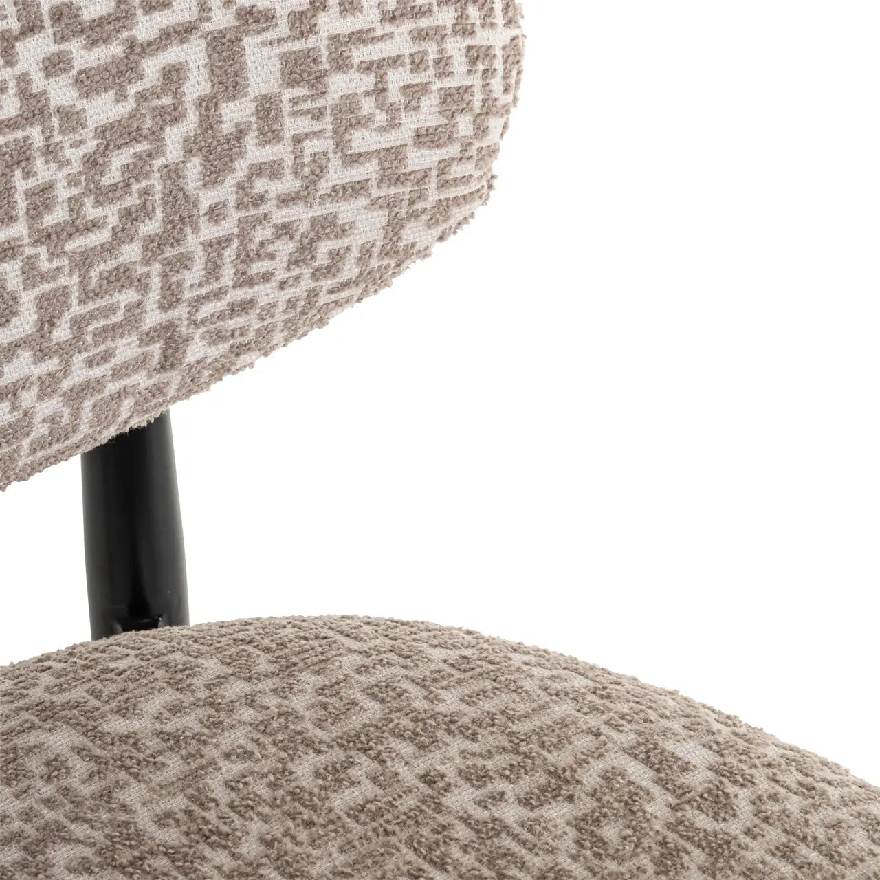 Richmond Interiors Dantes Bar Stool in Natural Geo - Nicholas John Interiors