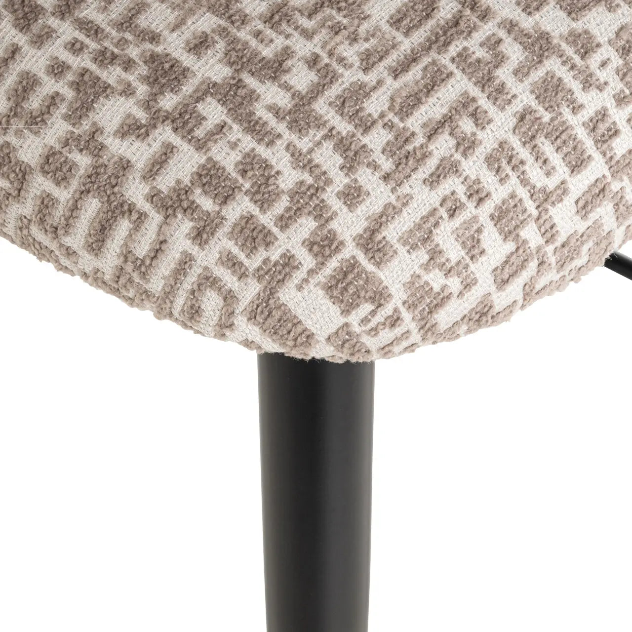 Richmond Interiors Dantes Bar Stool in Natural Geo - Nicholas John Interiors