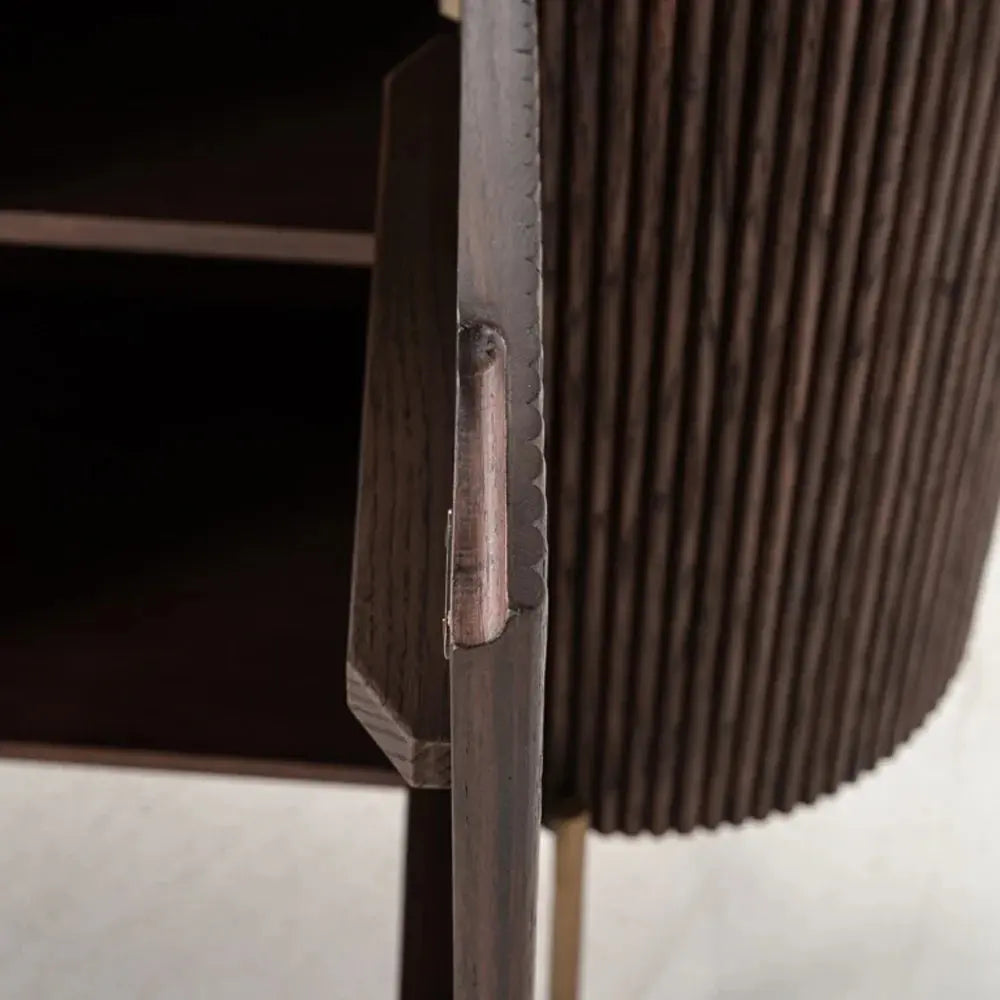 Richmond Interiors Barkley Sideboard in Brushed Gold   Nicholas John Interiors