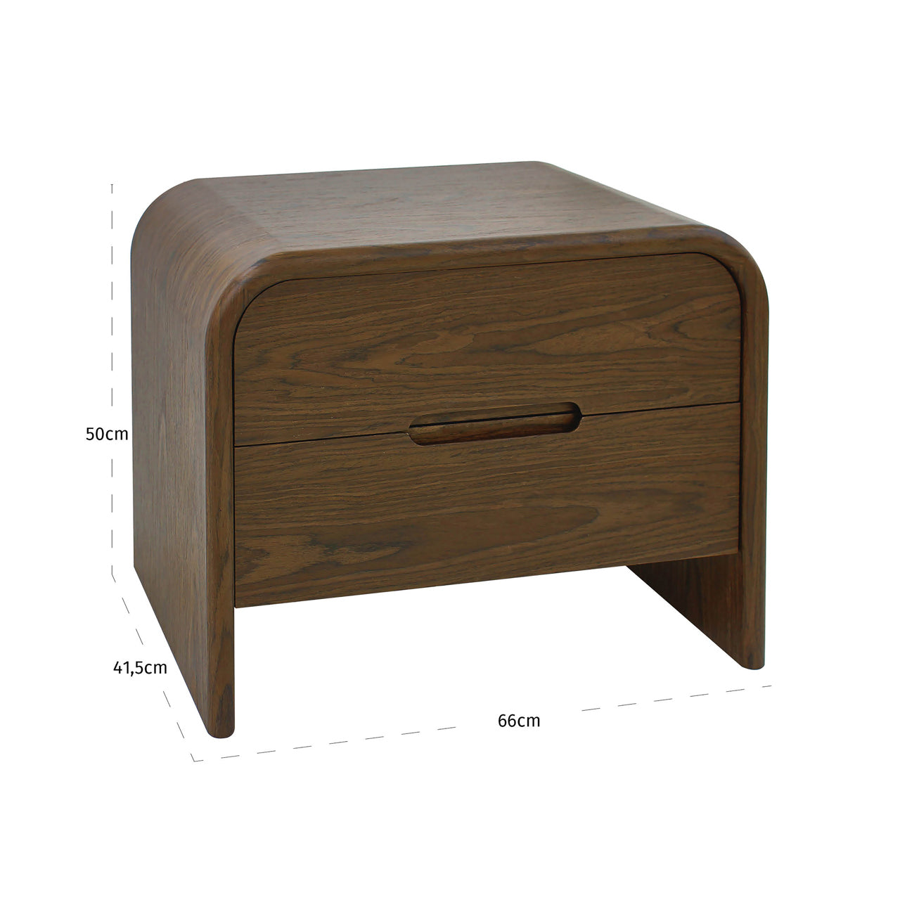 Richmond Interiors Bedford Brown 2-Drawers End Table   Nicholas John Interiors