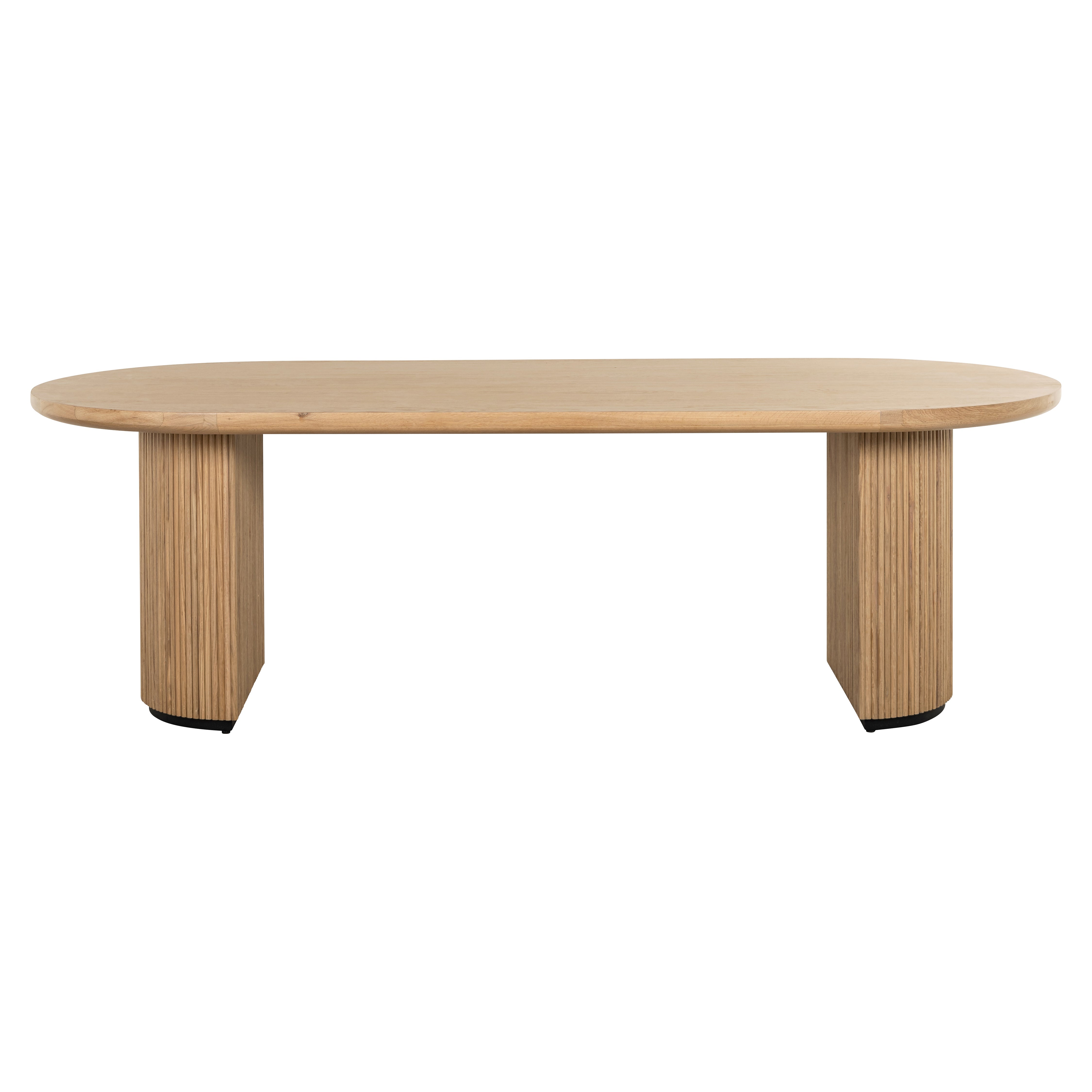 Richmond Interiors Belfort Dining Table in Natural Oak  Nicholas John Interiors