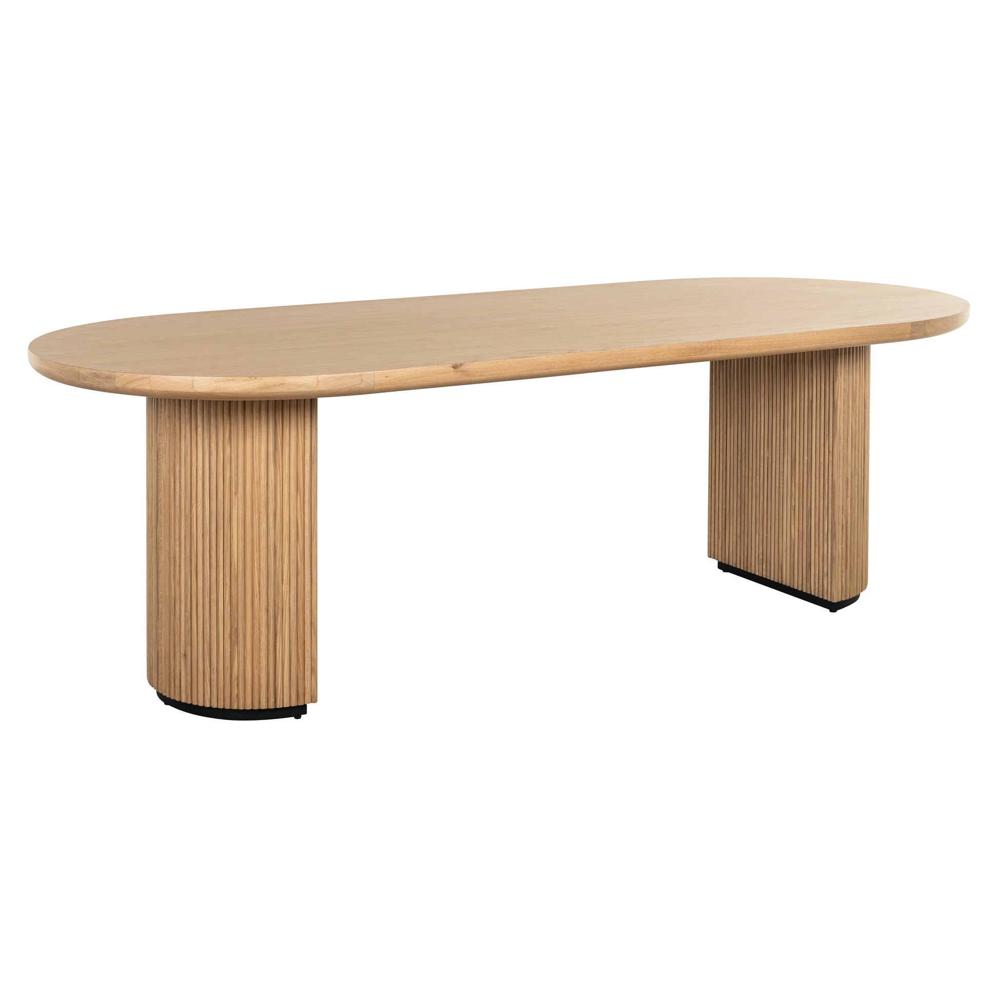 Richmond Interiors Belfort Dining Table in Natural Oak  Nicholas John Interiors