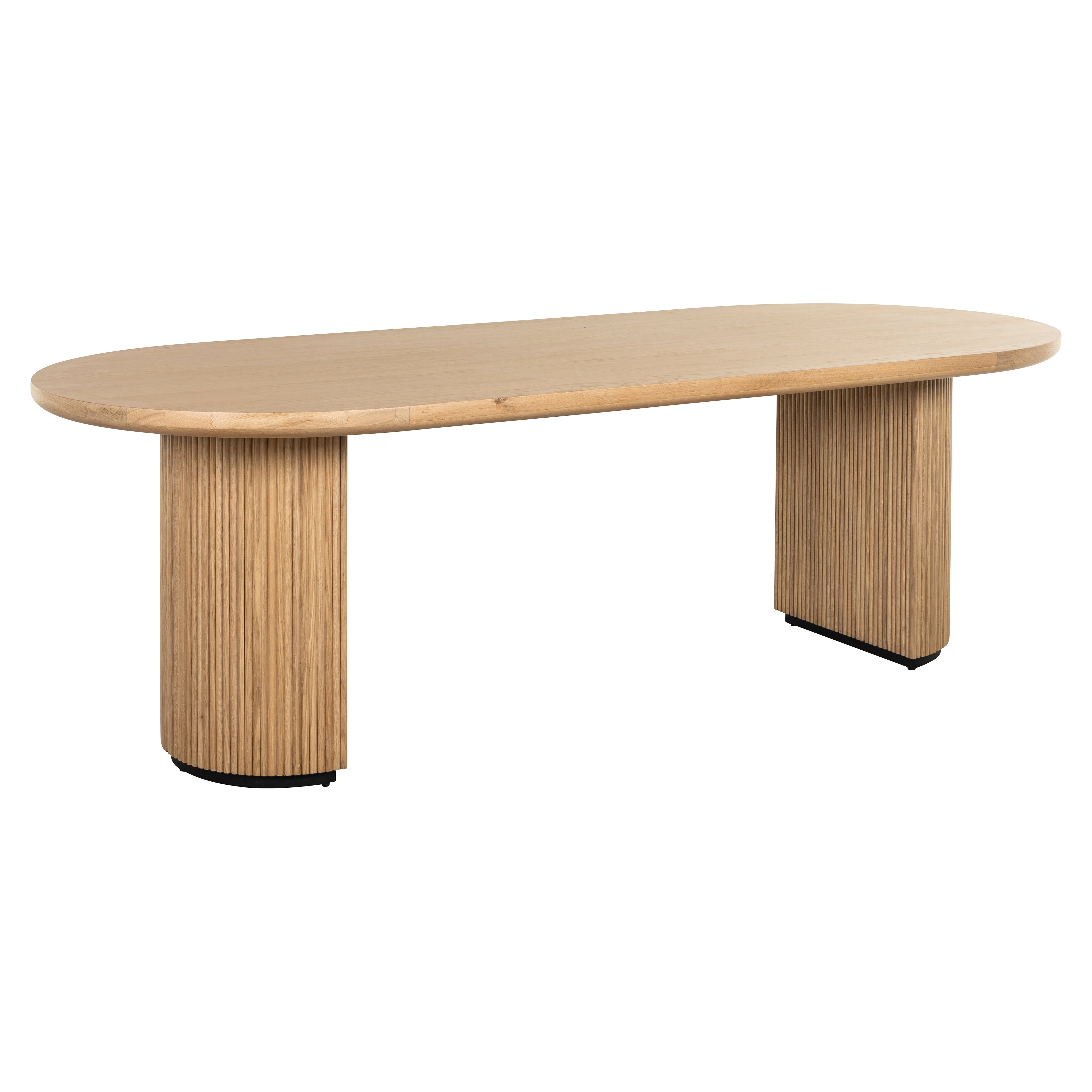 Richmond Interiors Belfort Dining Table in Natural Oak  Nicholas John Interiors