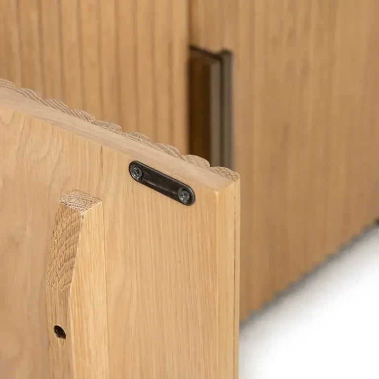 Richmond Interiors Belfort TV Cabinet in Natural Oak   Nicholas John Interiors