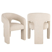 Richmond Interiors Belle Dining Chair in Biscotti  Nicholas John Interiors