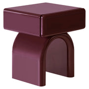Richmond Interiors Bennet Burgundy 1-Drawer End Table   Nicholas John Interiors