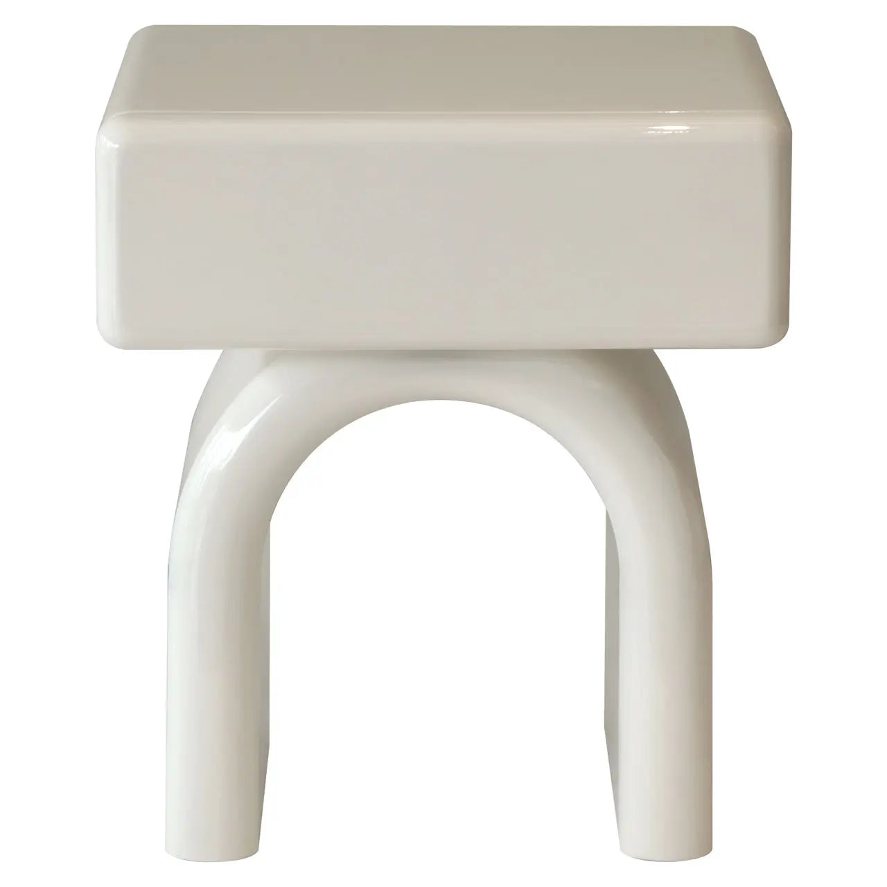 Richmond Interiors Bennet Coconut Milk 1-Drawer End Table   Nicholas John Interiors