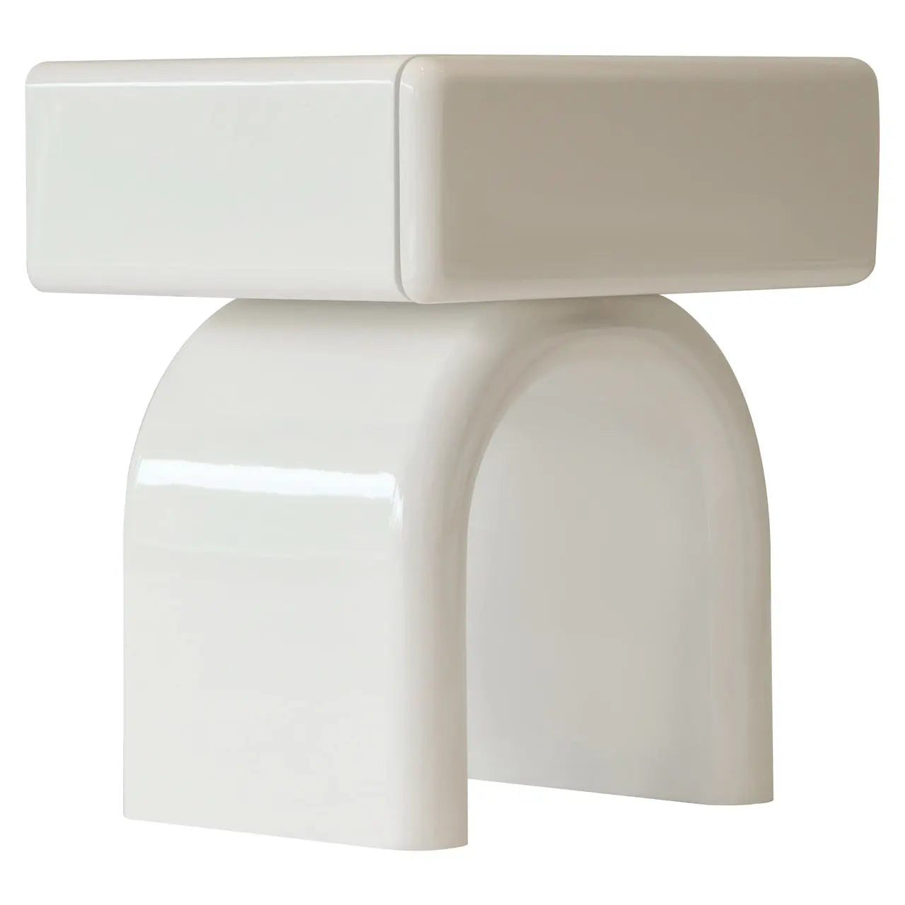 Richmond Interiors Bennet Coconut Milk 1-Drawer End Table   Nicholas John Interiors