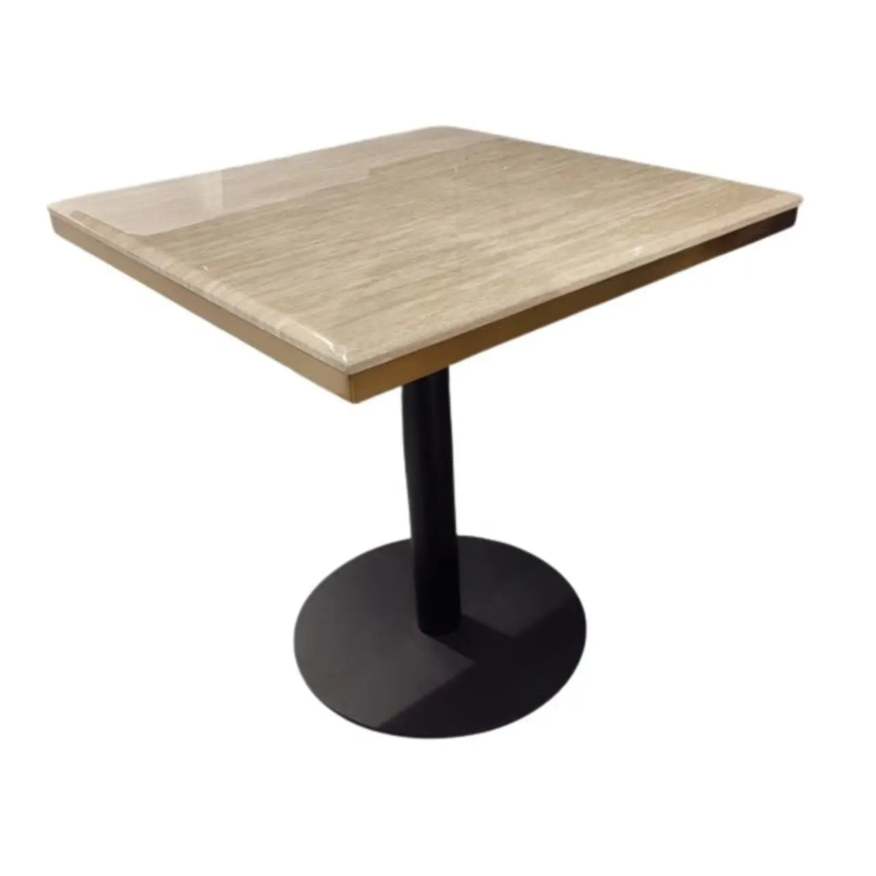 Richmond Interiors Brazza 70cm Square Bistro Table in Beige
