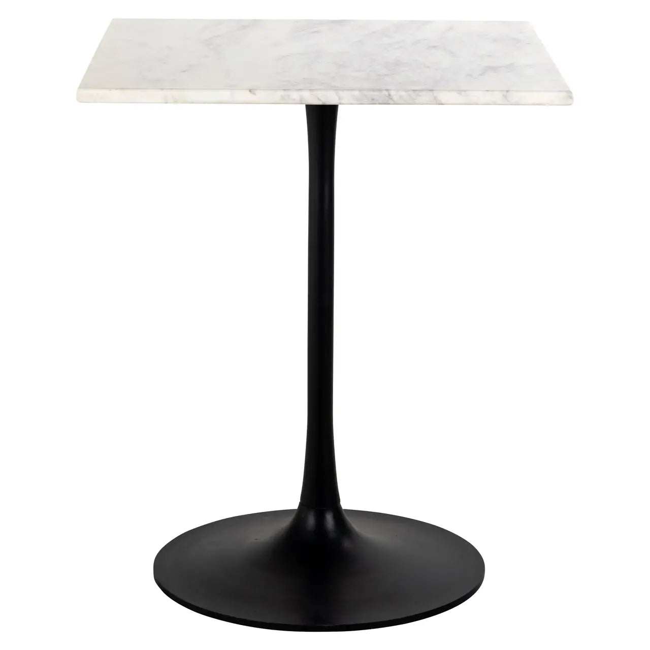 Richmond Interiors Carlten 65cm Bistro Table in Black/White
