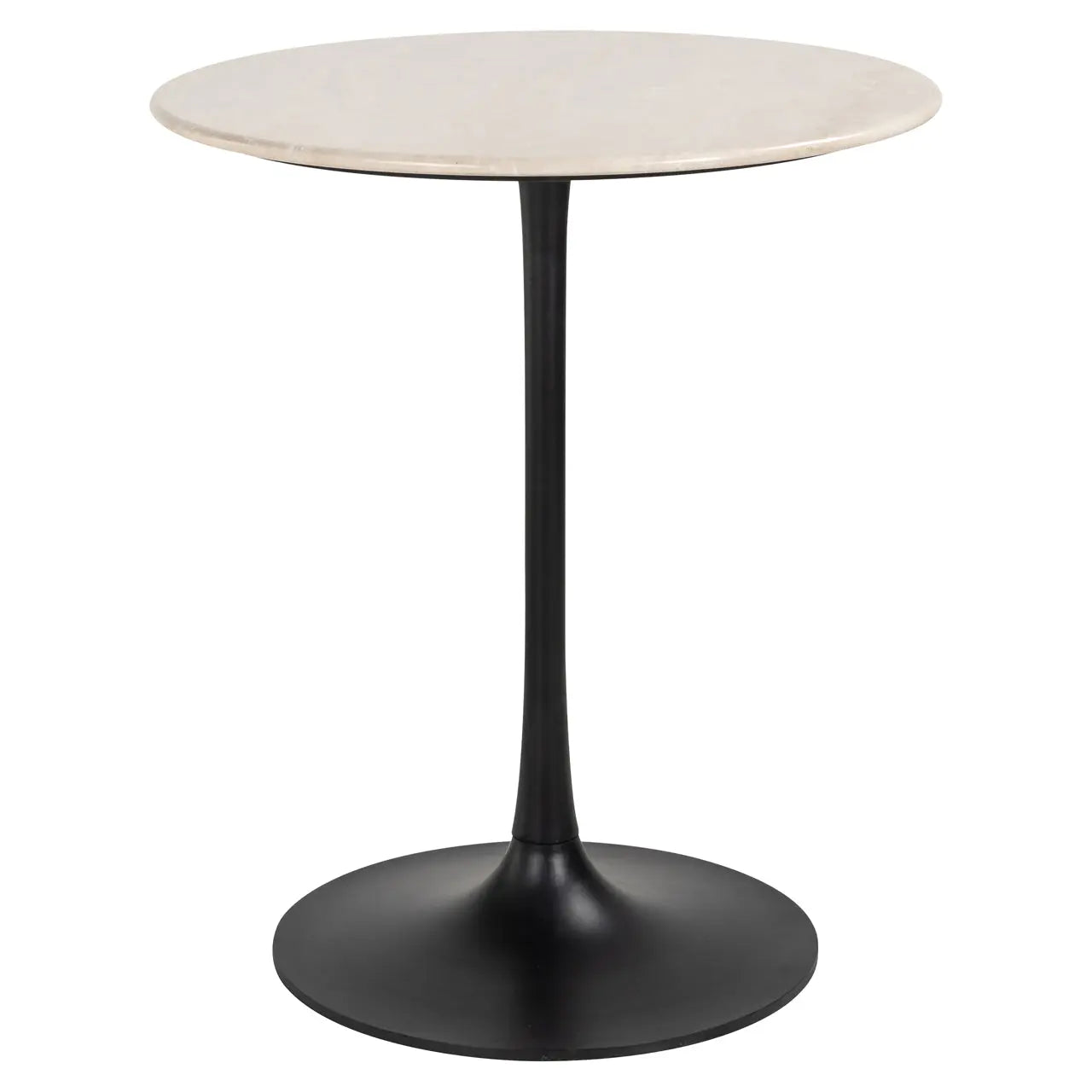 Richmond Interiors Tavolo 70cm Round Bistro Table in Beige