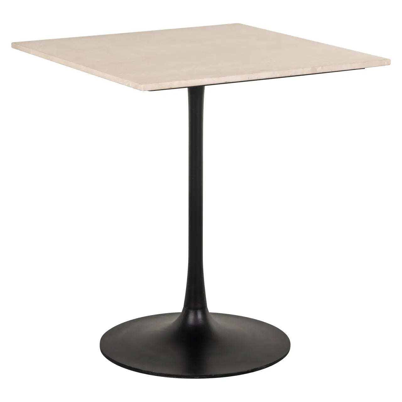 Richmond Interiors Tavolo 70cm Square Bistro Table in Beige