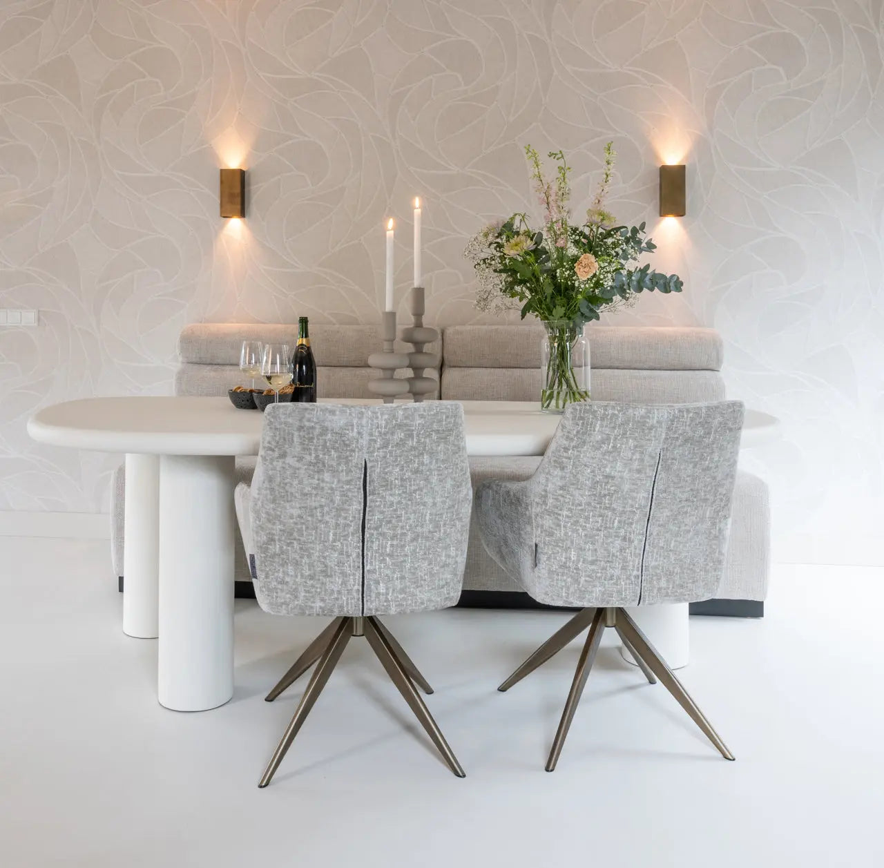 Richmond Interiors Bloomstone 235cm Dining Table  Nicholas John Interiors