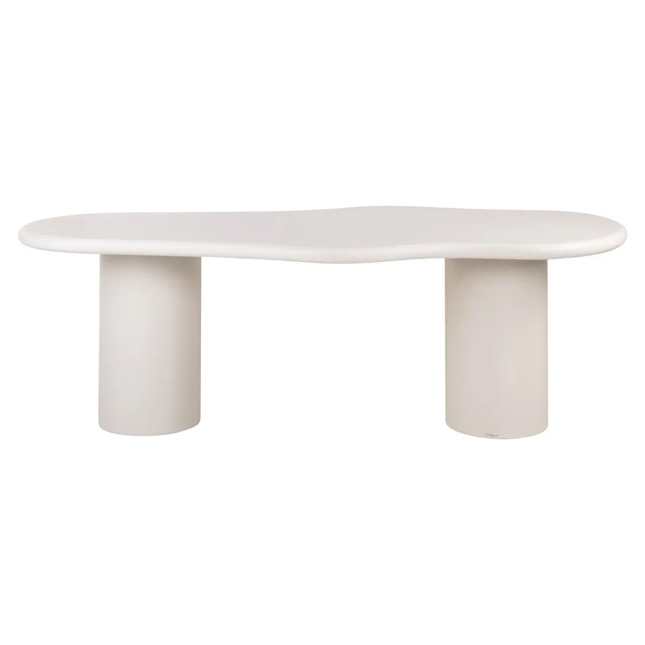 Richmond Interiors Bloomstone White 230cm Dining Table   Nicholas John Interiors