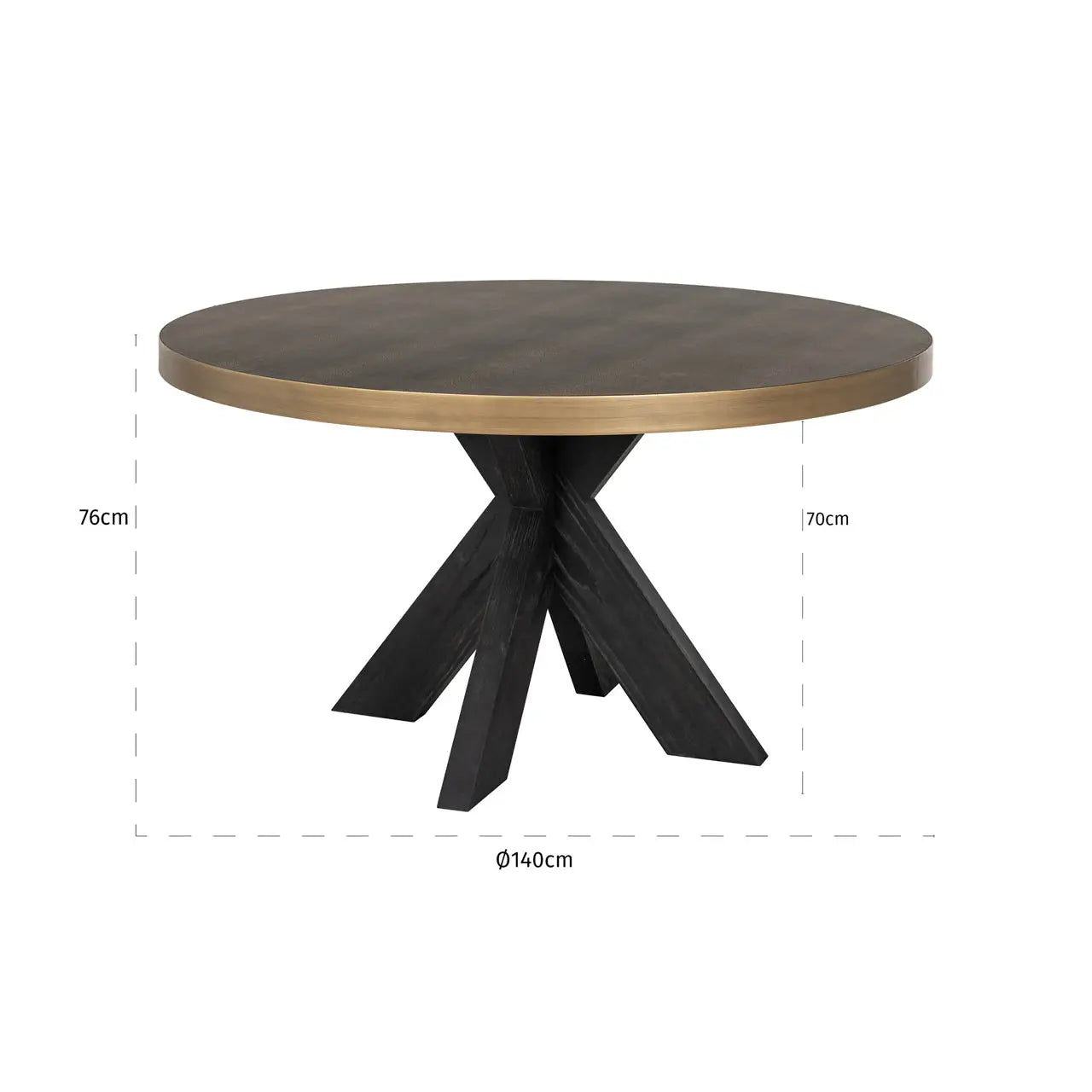 Richmond Interiors Bloomville 140cm Dining Table   Nicholas John Interiors