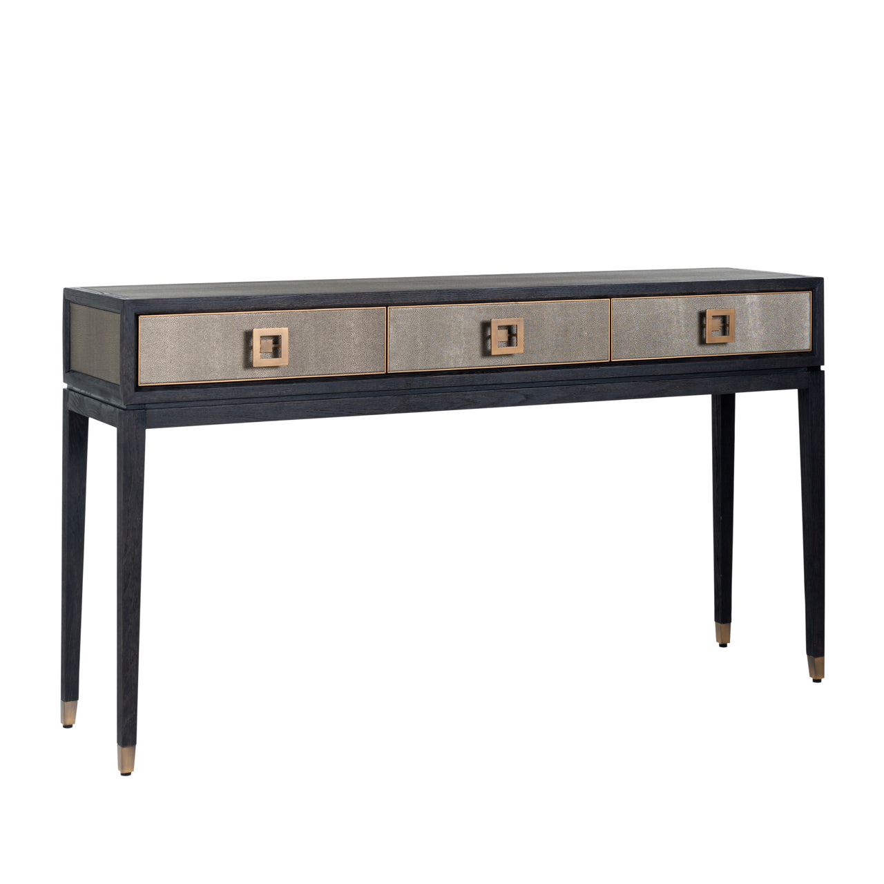 Richmond Interiors Bloomville Console Table in Gold  Nicholas John Interiors